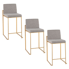 Load image into Gallery viewer, Fuji - Contemporary High Back Stylish Counter Stool
