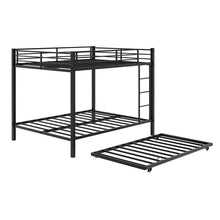 Load image into Gallery viewer, Bunk Bed For Kids, Convertible Frame With Ladders &amp; Guardrail
