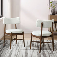 Load image into Gallery viewer, Mid Century Modern Dining Chairs With Unique Design
