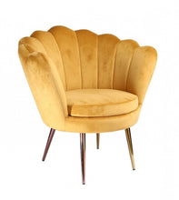 Load image into Gallery viewer, Modern Seashell Accent Chair - Golden
