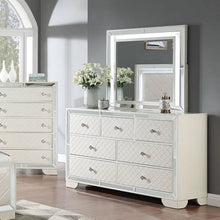 Load image into Gallery viewer, 1 Piece Dresser With Diamond-Shaped Knob Handles, Bedroom Furniture - Cream
