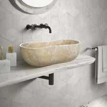 Load image into Gallery viewer, Bathroom Vessel Sink With Wavy Design
