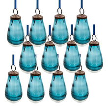 Load image into Gallery viewer, Luster Tear Drop Ornament, Glass Decorative Hanging Christmas Tree Ornaments For Holiday Party Decorations (Set of 12)

