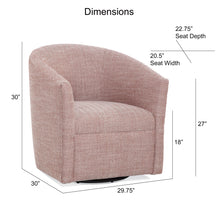 Load image into Gallery viewer, Lainey - Swivel Barrel Chair With 360 Degree Rotation
