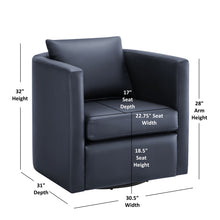 Load image into Gallery viewer, Sutton - Swivel Barrel Chair
