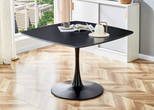 Load image into Gallery viewer, Table Mid-Century Dining Table For 4-6 People With Round Table Top, Pedestal Dining Table, End Table Leisure Coffee Table
