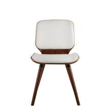 Load image into Gallery viewer, Nemesia - Accent Chair - White PU &amp; Walnut
