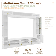 Load image into Gallery viewer, Wall Unit Entertainment Center With Bookshelves For TVs Up To 80"
