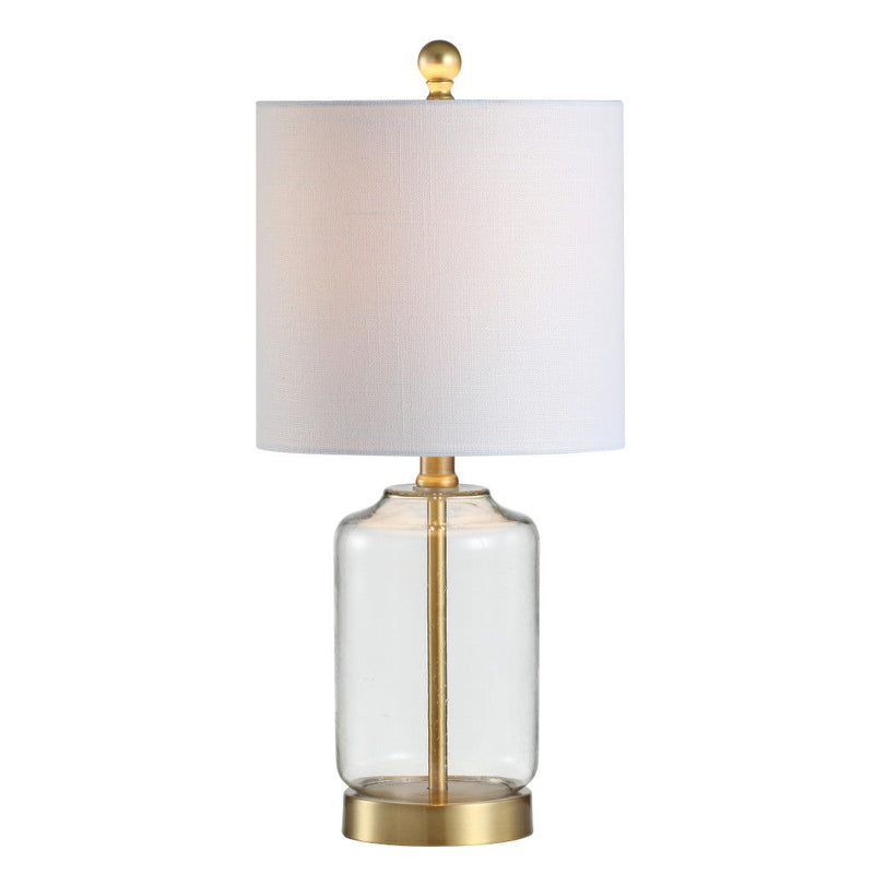 20" Novelty Table Lamp LED With Globe Shade - Clear