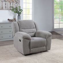 Load image into Gallery viewer, Sebring - Upholstered Glider Recliner Chair With Manual Recline And Smooth Gliding Motion - Gray
