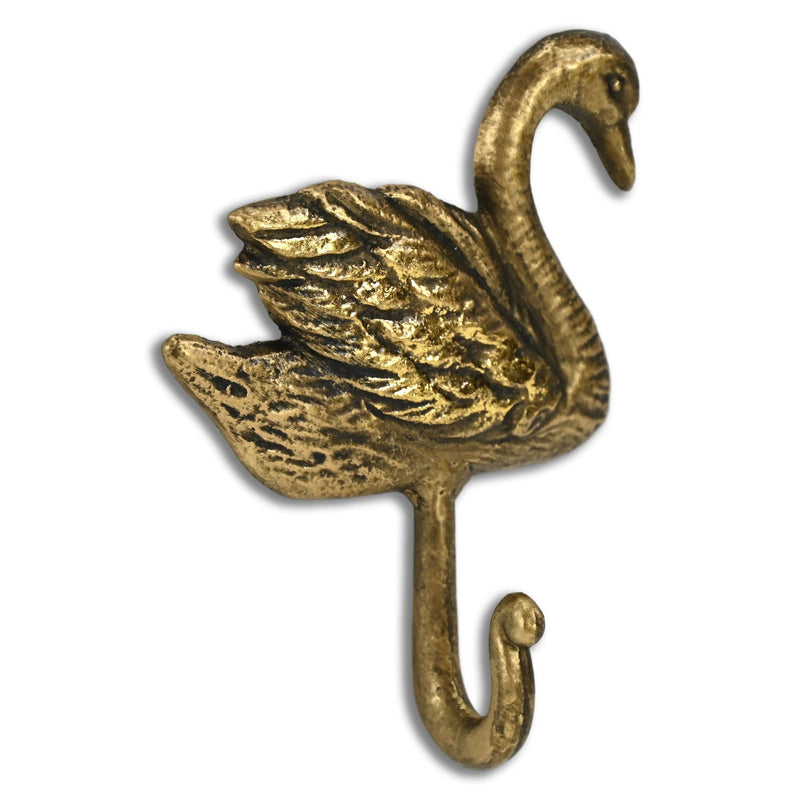 Frame Material Bird Wall Hook Wall Hooks - Gold