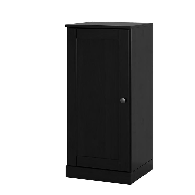 Ten Pair Solid Woodshoe Storage Cabinet (752114) - Black