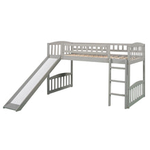 Load image into Gallery viewer, Twin size Loft Bed with Slide and Ladder, Gray(OLD SKU:LP000504AAE)
