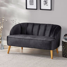 Load image into Gallery viewer, Modern Classic Shell Backed Loveseat
