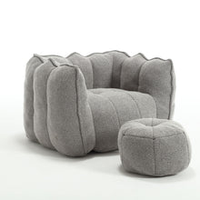 Load image into Gallery viewer, Soft Bean Bag Chair With High Resilient Foam
