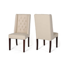 Load image into Gallery viewer, Sophisticated Tufted Dining Chair With High Back Design
