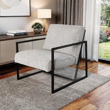 Load image into Gallery viewer, Geo Modern Accent Or Side Chair - Gray / Black
