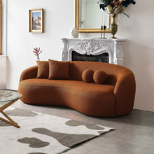Load image into Gallery viewer, Drake - Japandi Style Curvy Boucle Sofa

