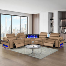 Load image into Gallery viewer, Nova - Sectional With Bluetooth Speaker, LED And Lifting Wine Cabinet
