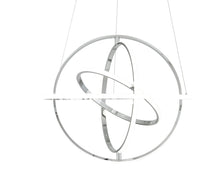 Load image into Gallery viewer, Four Light Metal LED Dimmable Chandelier - Silver
