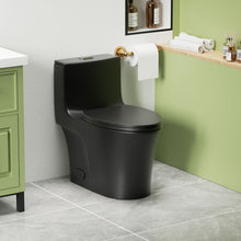 Load image into Gallery viewer, 1 Piece Toilet With Dual Flush And Soft Closing Seat
