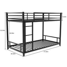 Load image into Gallery viewer, Bunk Bed With Noise Reduction And Safety Guardrail
