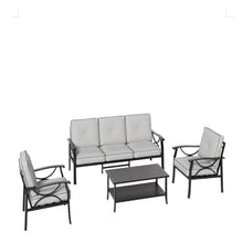 Load image into Gallery viewer, Patio Furniture Set With Coffee Table And Cushions For Backyard
