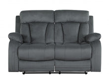 Load image into Gallery viewer, Modern Gray Fabric Loveseat - Gray
