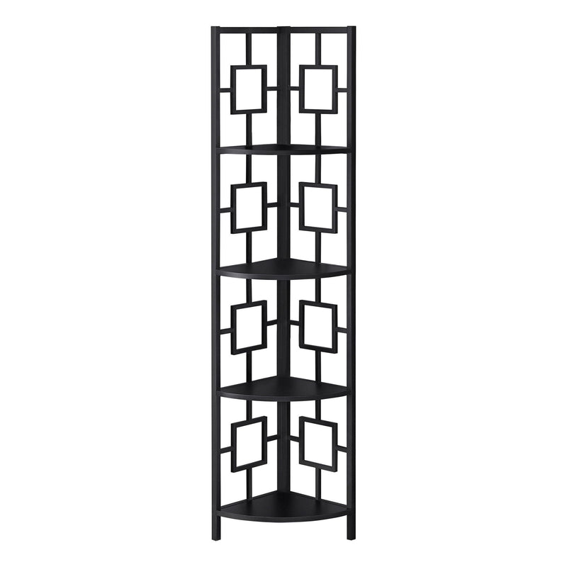 Corner Bookcase - Black