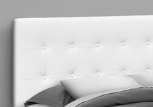 Load image into Gallery viewer, Queen Size Headboard Only Upholstered Leather Look - White
