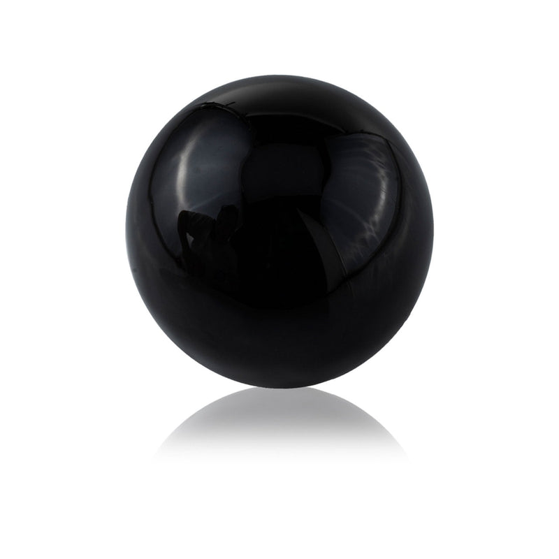 Decorative Orb Tabletop Sculptures (Set of 2) - Black