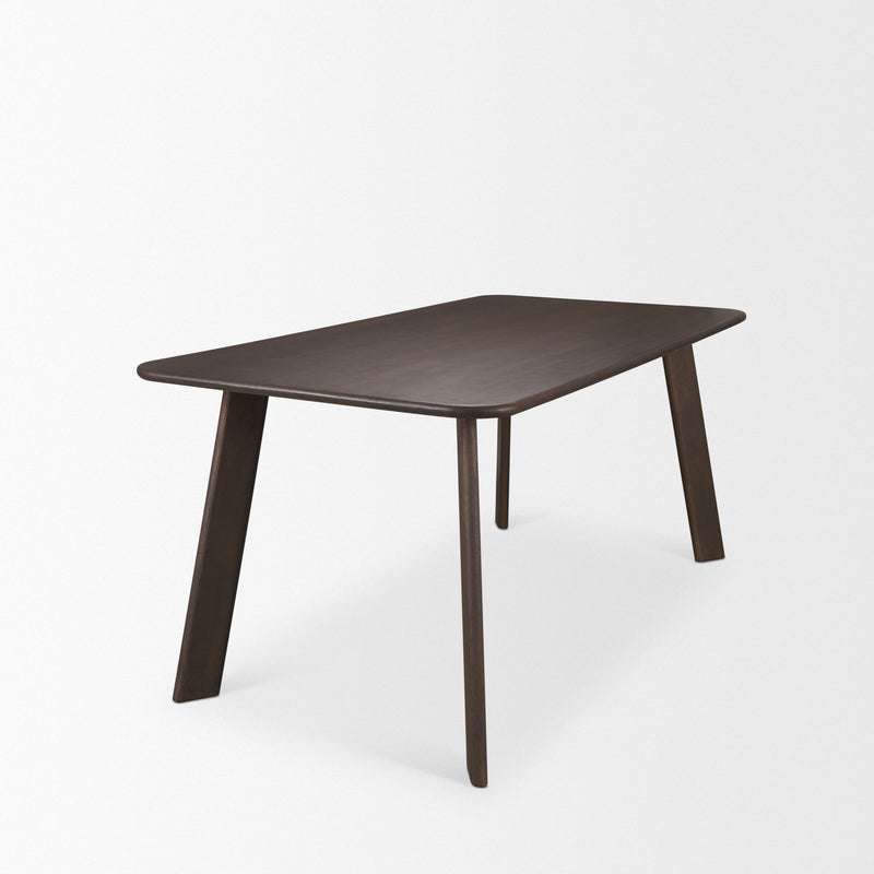Solid Wood Dining Table (727896) - Brown