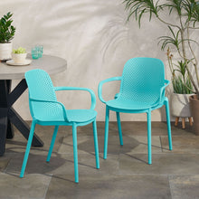 Load image into Gallery viewer, Roxanne - Outdoor Stacking Dining Armchair (Set of 2)
