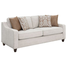 Load image into Gallery viewer, Mahaffey - Christine Upholstered Sloped Arm Sofa - Beige

