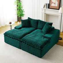 Load image into Gallery viewer, Double Chaise Lounge With Full Compressed Sponge
