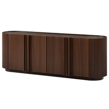 Load image into Gallery viewer, TV Stand With Fluted Tambour Style Door
