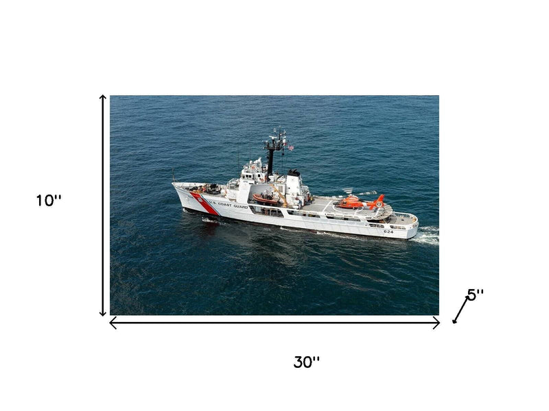 Hand Painted Model Boat (624406) - White