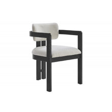Load image into Gallery viewer, Upholstered Dining Armchair - Black
