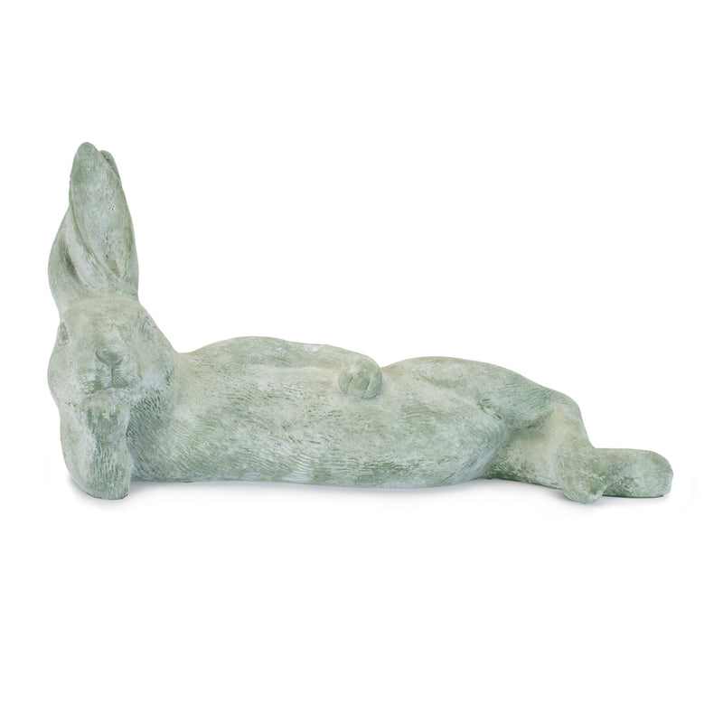 Polyresin Rabbit Figurine (Set of 2) - Green