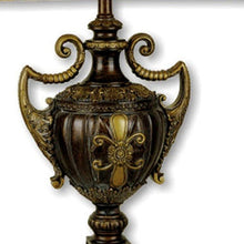 Load image into Gallery viewer, 31" Gold Bedside Lamp With Bell Shade
