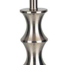 Load image into Gallery viewer, 30" Black Solid Wood Bedside Table Lamp With White Shade
