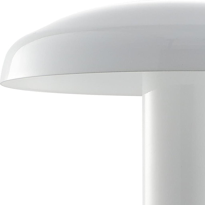 Novelty USB Table Lamp LED With Globe Shade - White