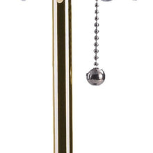 Load image into Gallery viewer, 20" Gold Metal Bedside Table Lamp With Clear Drum Shade
