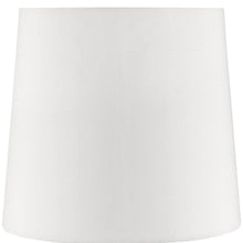 Load image into Gallery viewer, 17" White Metal Bedside Table Lamp With Off-White Shade
