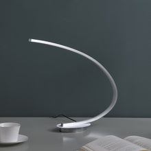 Load image into Gallery viewer, 16" Silver Metal Desk Led Table Lamp
