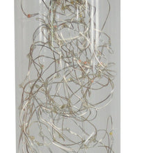 Load image into Gallery viewer, 13" Silver Metal Column LED Rope Table Lamp With Clear
