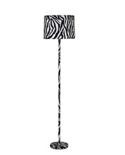 Load image into Gallery viewer, 59" White Bedside Table Lamp With White Drum Shade
