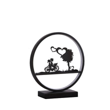 Load image into Gallery viewer, 13" Black Bedside Led Table Lamp

