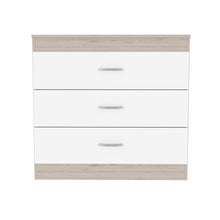 Load image into Gallery viewer, Three Drawer Dresser - Light Gray / White
