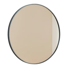 Load image into Gallery viewer, 30" Metal Round Framed Bathroom Vanity Mirror - Black
